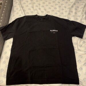 All Saints Classic Black Tee